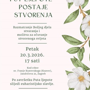 Ekumenska molitvena inicijativa "Put ljepote - postaje stvorenja"